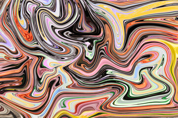 Abstract liquid colorful texture for background, patterns