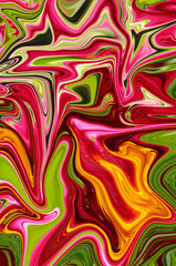 Abstract liquid colorful texture for background, patterns