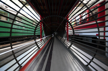 A Radial view in the tunnel.