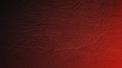 Red cement wall, close-up. Background surface