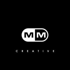 MM Letter Logo Design Template Vector
