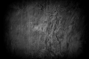 Old wall texture cement dark black gray  background abstract grey color design are light with white gradient background.