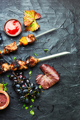 Fragrant meat kebab