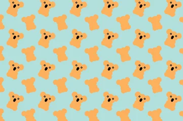 Fotobehang Unique cute animal pattern design. Suitable for backgrounds and wallpapers. © Finart