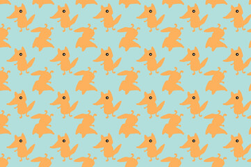 Unique cute animal pattern design. Suitable for backgrounds and wallpapers.