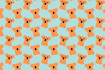 Unique cute animal pattern design. Suitable for backgrounds and wallpapers.