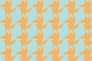 Unique cute animal pattern design. Suitable for backgrounds and wallpapers.