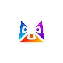 colorful Letter U and people logo design