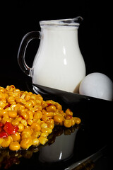 Corn and milk