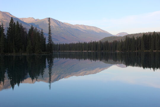 Reflections - Lake Beauvert, Jasper National Park, Alberta, Canada. © SJM 51