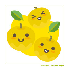 なちゅらるズ　りんご果実（黄）で収穫のご案内