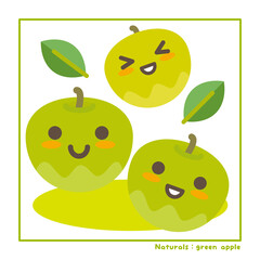 なちゅらるズ　りんご果実（緑）で収穫のご案内