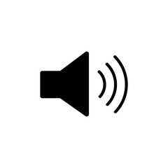 speaker icon vector symbol of audio