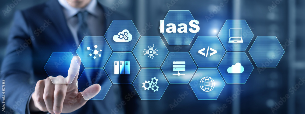 Poster iaas infrastructure as a service cloud computing service model.