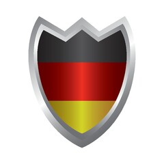 germany flag button design