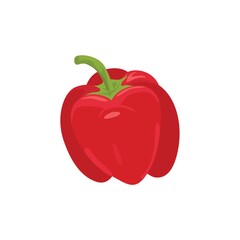 Capsicum on a white background