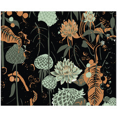 Vector Illustration of floral design