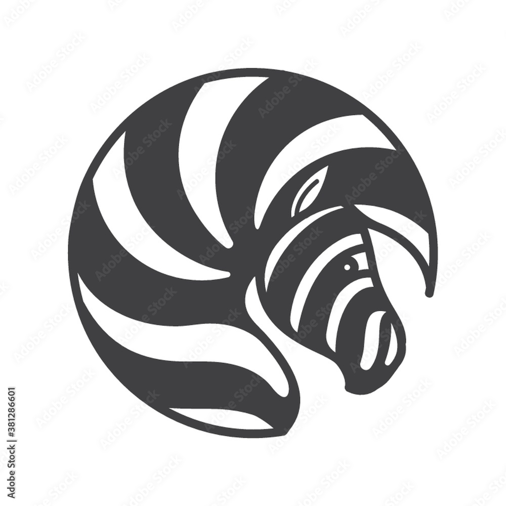 Wall mural zebra