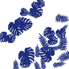 Fototapeta premium Tropical pattern.