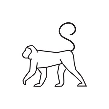 Monkey Outline Images – Browse 16,653 Stock Photos, Vectors, and Video |  Adobe Stock