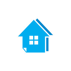 Paper Home Vector , Real Estate Logo