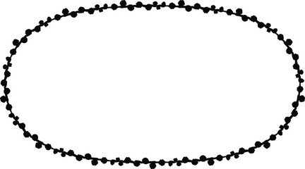 hand drawn vector doodle frame