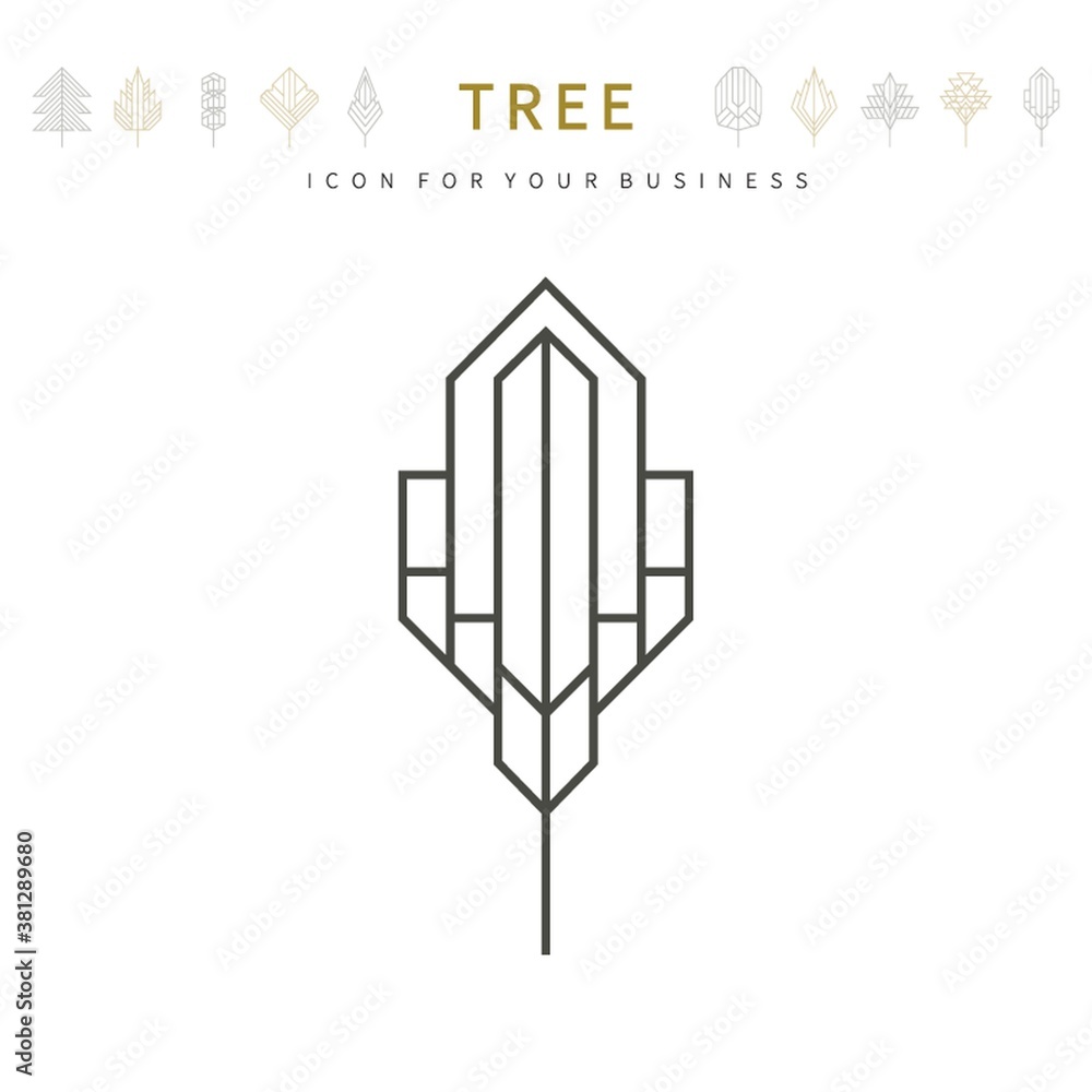 Poster Tree template design.