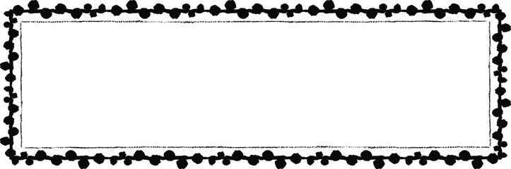 hand drawn vector doodle frame