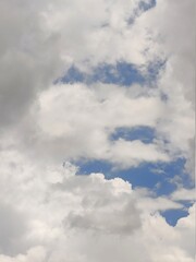 blue sky with clouds