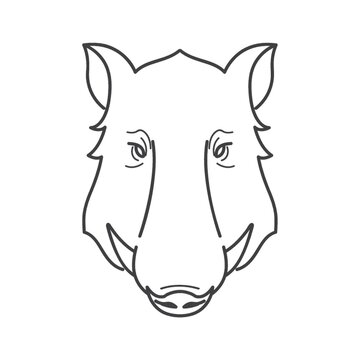 recommend clip art: wild boar