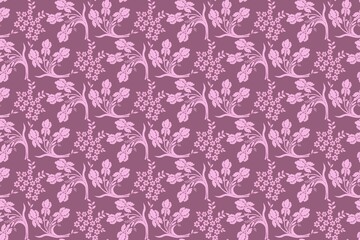pink floral pattern