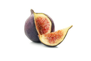 Fresh fig fruit isolated on white background