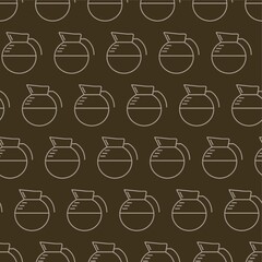 Dark brown coffee pattern design.