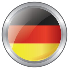 Obraz premium germany flag button design