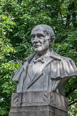 Monument to Estonian folk writer Friedrich Reinhold Kreutzwald.