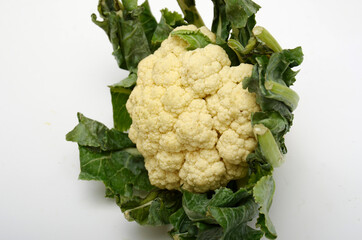 cauliflower isolated on white
