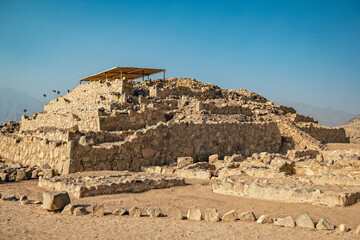 Truncated pyramid in Peru