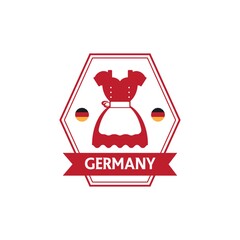 Germany label design