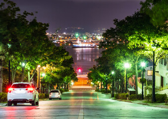 函館　八幡坂　夜景