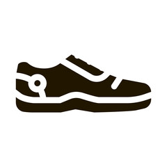 Special Sports Shoes glyph icon vector. Special Sports Shoes Sign. isolated symbol illustration