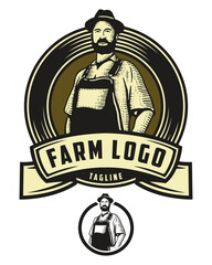 Farm Badge Logo