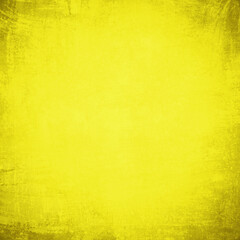Yellow grunge wall for texture background