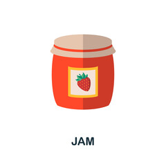 Jam icon. Simple element from autumn collection. Creative Jam icon for web design, templates, infographics and more