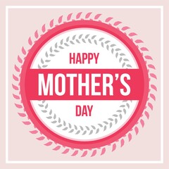 happy mothers day concept