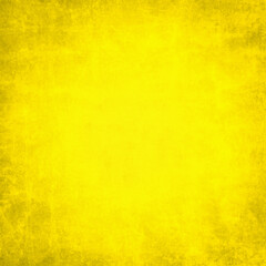 Yellow grunge wall for texture background