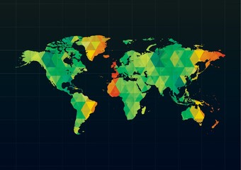 world map design