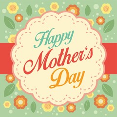 happy mothers day design