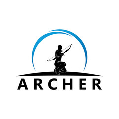 Archer Logo Template Design Vector