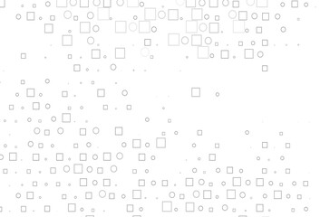 Fototapeta na wymiar Light Silver, Gray vector backdrop with dots, spots, cubes.