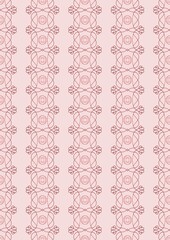 roses. seamless floral pattern. soft pink vertical cover.